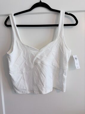 Abercrombie & Fitch White Soft A&F Collection Tank